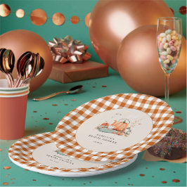 Prato De Papel Pumpkin e especiarias e tudo o que é bom Chá de fr