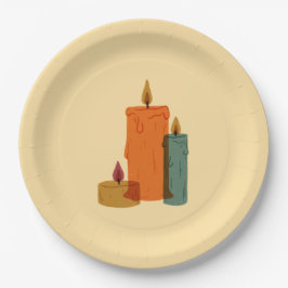 Prato De Papel Pumpkin para falar sobre placas de papel