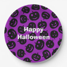 Pumpkin Roxo do Feliz Halloween