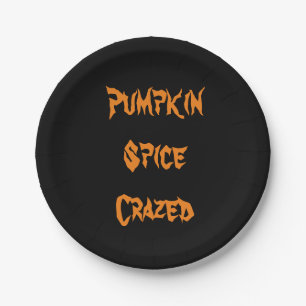 Prato De Papel Pumpkin Spice Louca