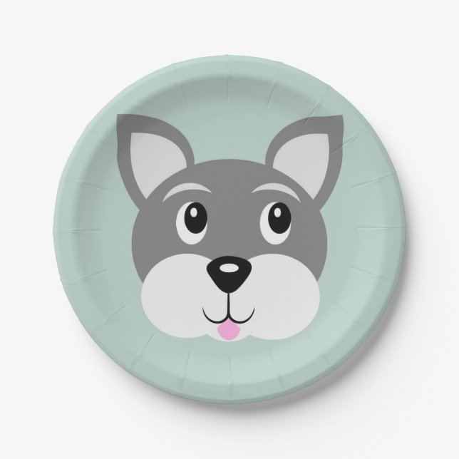 Prato De Papel Puppy Dog Paper Plate (Frente)