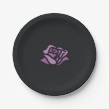 Purple and Black Rose Princess Birthday 
