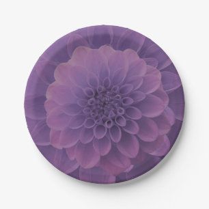 Prato De Papel Purple Dahlia