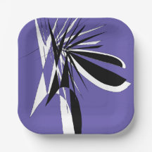 purple plastic cardboard platesAssiettes en carton