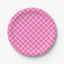 Quadro de verificação rosa quente