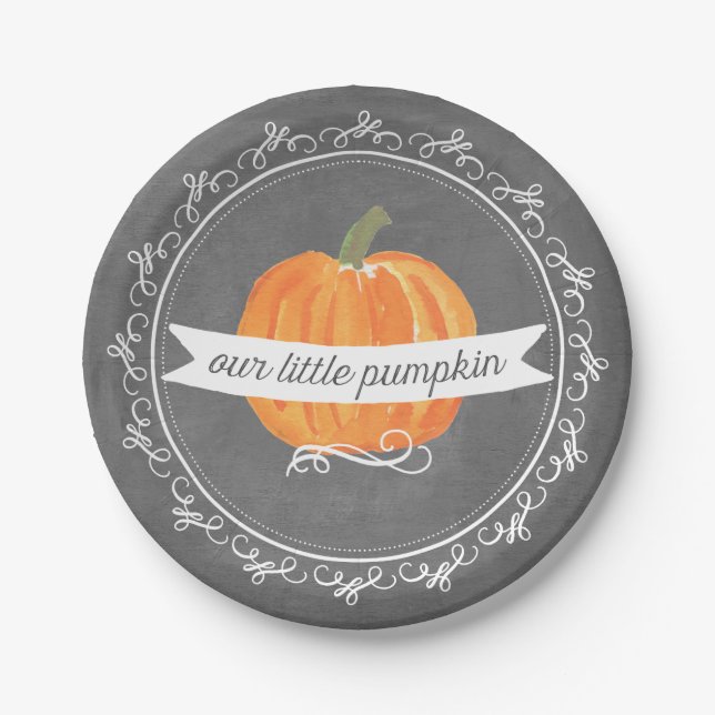 Prato De Papel Quadro pouca placa de papel do aniversário da (Frente)