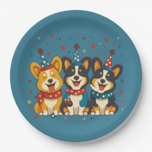 Prato De Papel Quarto De Julho, Pembroke Welsh Corgi Dogs