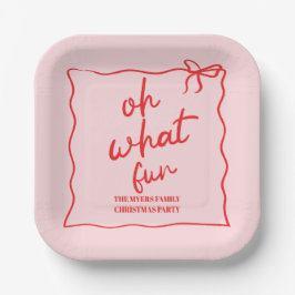 Prato De Papel Que Mão Divertida Fez Festa de Natal