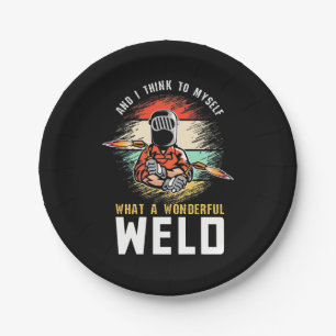 Prato De Papel Que Soldadura Maravilhosa