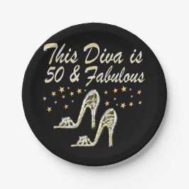 PRATO DE PAPEL QUEEN DO CALÇADO DE ESPARQUES DE PRATA 50