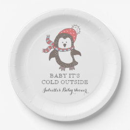 Prato De Papel Querida, é fria fora do Chá de fraldas de papel