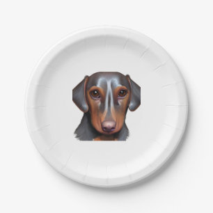 Prato De Papel Querido Dachshund