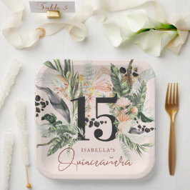 Prato De Papel Quinceañera | Vegetação & Selva de Terracota