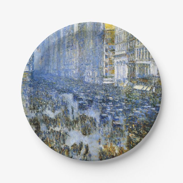 Prato De Papel Quinta Avenida no inverno (Nova Iorque) (NYC, EUA) (Frente)