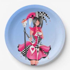 Prato De Papel Quirky Jester e Puppet King Paper Plate