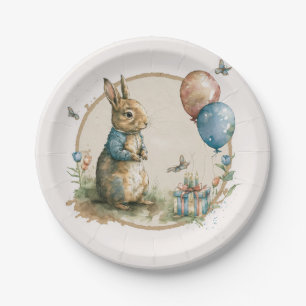 Prato De Papel Rabbit Peter Party Paper Plates