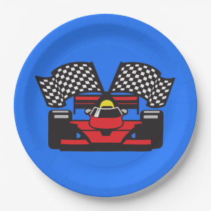 Prato De Papel Race Car - Placa de Design de Papel