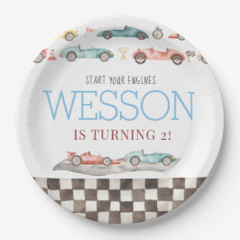 Prato De Papel Race Car - Placas de Papel de Aniversário