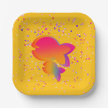 Rainbow Fish Kids Yellow Birday