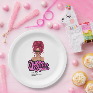 Prato De Papel Rainha dos Corações