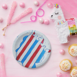 Prato De Papel Rainha Elizabeth II Jubilee Platinum Reino Unido