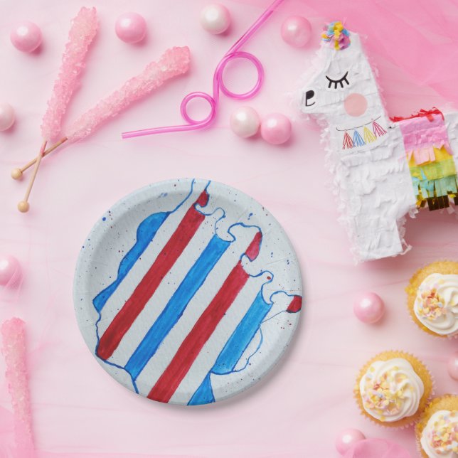 Prato De Papel Rainha Elizabeth II Jubilee Platinum Reino Unido (Festa)