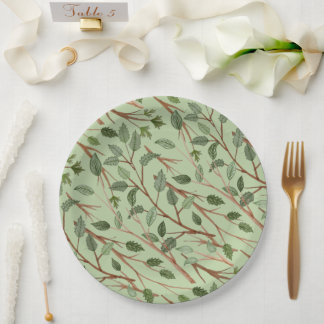 Prato De Papel Ramificações de granulação de aquarela