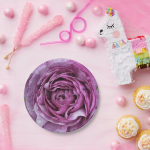 Prato De Papel Ranunculus Roxo