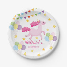 Raparigas Whimsical Primeiro Feliz Cor-de-Rosa Uni