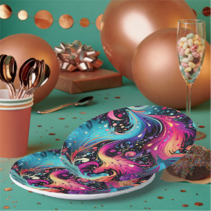 Prato De Papel Raspa-se o chicote do pigmento da ponta dos pântan