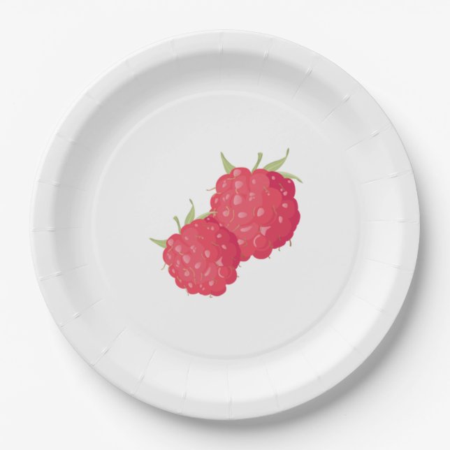 Prato De Papel Rasperry (Frente)
