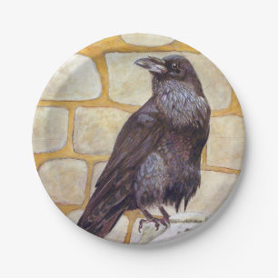 Prato De Papel Raven