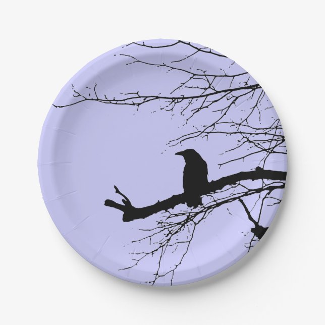 Prato De Papel Raven por Linandara Mauve (Frente)