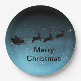 Prato De Papel Rebelde Adorável À Noite