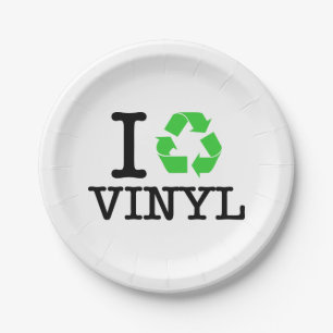 Prato De Papel Reciclar Vinil