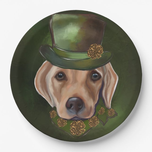 PRATO DE PAPEL RECUPERADOR DE LABRADOR (Frente)