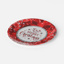 Prato De Papel Red Gorgeed Emerald Felry Natal