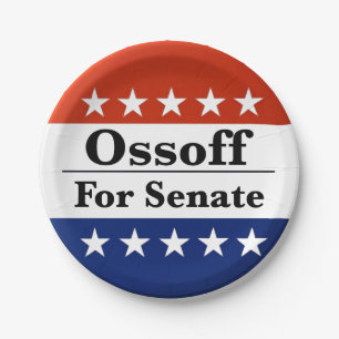 Prato De Papel Reeleger Jon Ossoff, Senador da Geórgia, em 2026