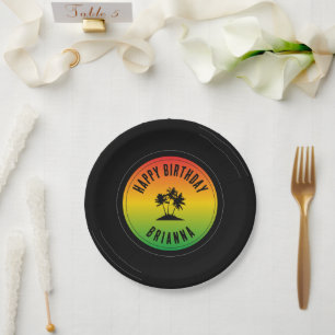 Prato De Papel Reggae Vinyl Record Birthday