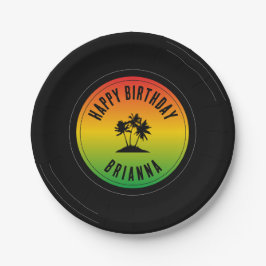 Prato De Papel Reggae Vinyl Record Birthday