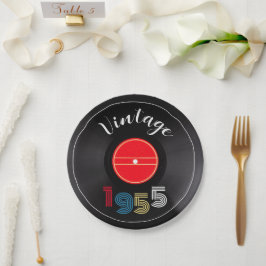 Prato De Papel Registro de vinilo de distribuição retrorativa de 