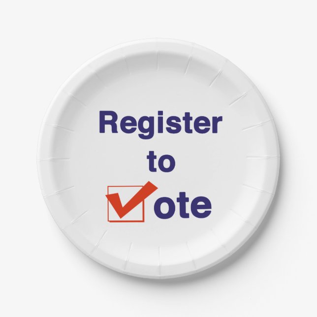 Prato De Papel Registro Para Votação 2026 (Frente)