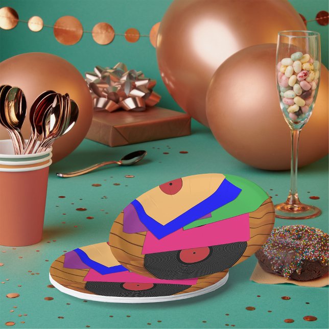 Prato De Papel Registros fonográficos (Criador carregado)