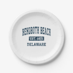 Prato De Papel Rehoboth Beach Delaware DE Vintage Sports Design N