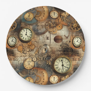 Prato De Papel Relógio Russo Vapor (10)