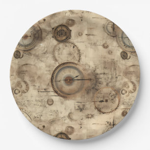 Prato De Papel Relógio Russo Vapor (11)