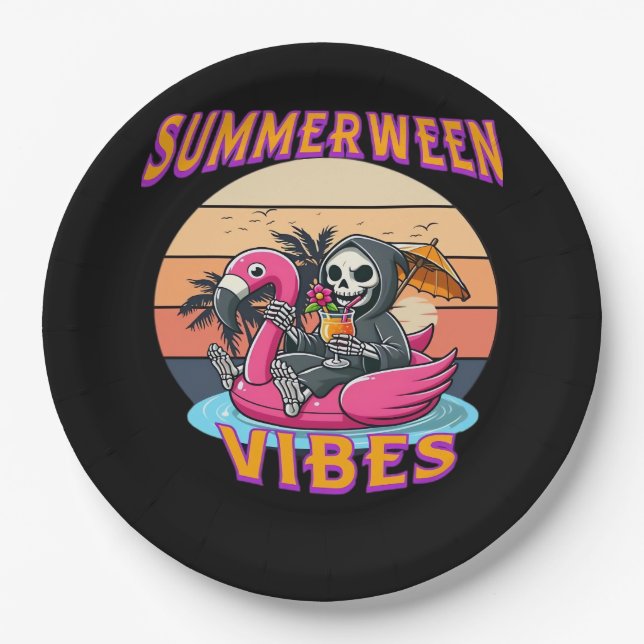 Prato De Papel Reparador Flamingo Float Summerbetween Vibes Grim (Frente)