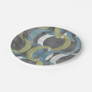 Prato De Papel Repetição Geométrica I