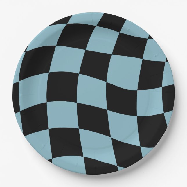 Prato De Papel Retro One Happy Dud Party - Festa de primeiro aniv (Frente)