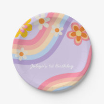 Retro Rainbow Birthday